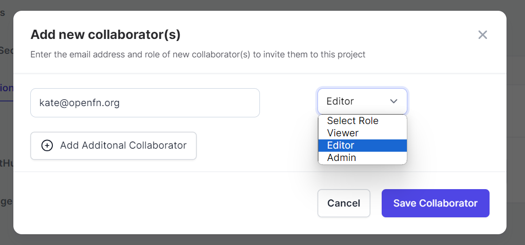 Add collaborator