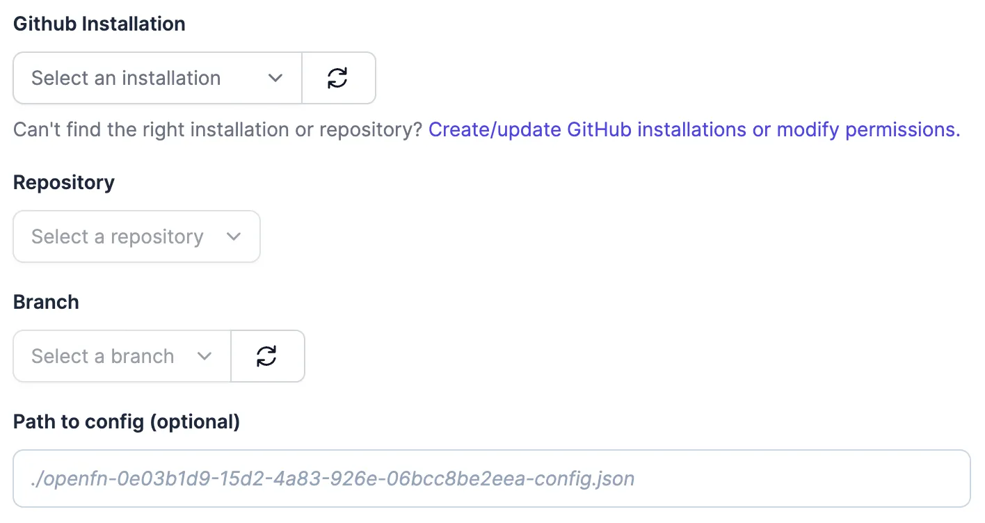 Configure