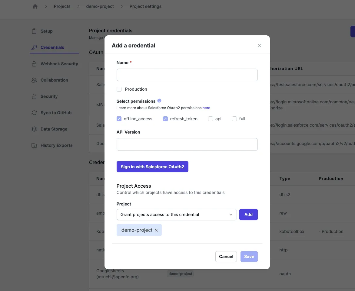 Salseforce OAuth