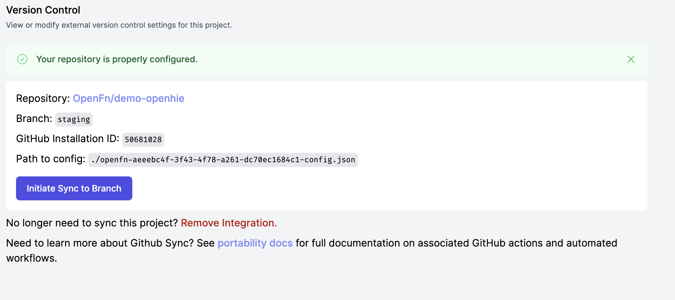 Initiating Sync to Github