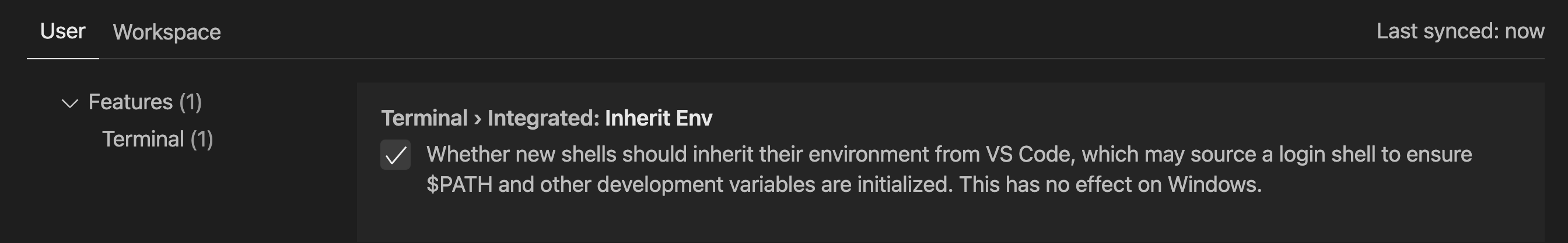 vscode settings