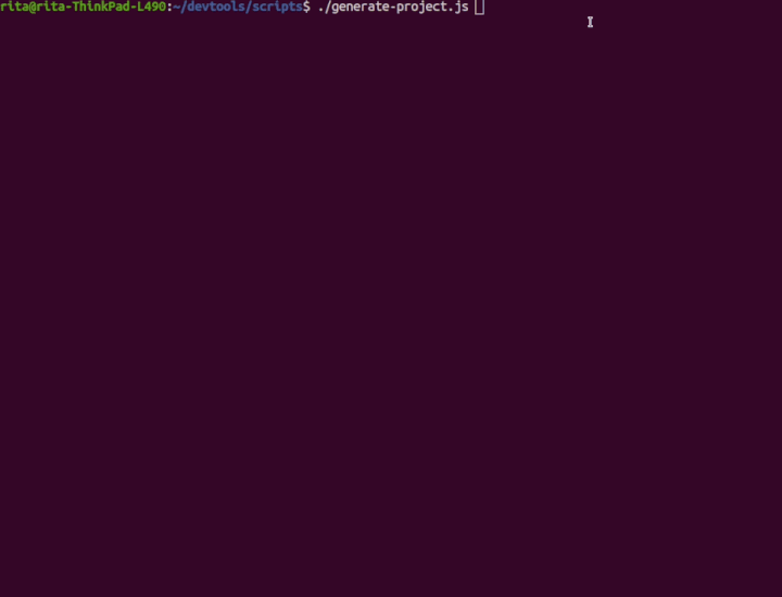 Generate Project